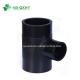 Pn10 Plastic Equal Tee for HDPE Water Pipe SDR17 Wall Thickness 20-630 mm Compact Tee