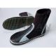 5mm hi top zipper Neoprene wetsuit boots with anti - slip rubber sole