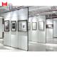 36db Soundproof Fabric Surface Wooden Partition Wall For Gallery ODM