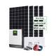 Off Grid 10kW Solar Energy System Energy Storage Solar PV Panel With Tempered Glass