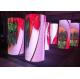 Indoor P2mm Flexible LED Display , 256x128 Soft LED Curtain Video Wall