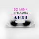 Soft 3D Mink Lashes , Comfortable Wearing Real Private Label Lashes