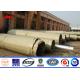 27M Tapered Transmission Metal Light Pole Three Sections Slip Joint