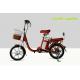 25km/H Two Wheel Drive Electric Bike Scooter 48V 12Ah Drum Brake With Lock