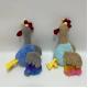 2 CLRS Chicken Squeak Toy Customizable Dog Toy BSCI Audit