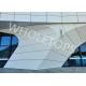 Non Typical Twisted Aluminum Exterior Facade Moisture Proof