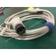Medical Accessories Edan F2 F3 F6 F9 Fetal Monitor ECG Cable 5 Lead ZEC121 20201119074 Compatible