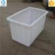 Rectangular chemical resistance durable plastic open top water storage container
