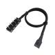 22AWG Computer  4 Pin Pwm Fan Splitter Connector Tinned Copper Conductor