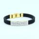 Factory Direct Stainless Steel High Quality Silicone Bracelet Bangle LBI29