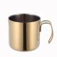 Beautful  Gold Stainless Steel Travel Mug With Lid  Customized Logo