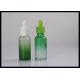 E Liquid  E Juice 30ml Green Gradient Essential Oil Glass Dropper Bottles