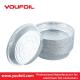 Round Shape Aluminium Foil Container Odorless Food Packaging