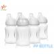 Clear Anti Colic Newborn Baby Feeding Bottle Microwave Sterilization Baby Cup BPA Free