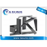 3k Carbon Fiber CNC Laser Cutting For Carbon Angle 500x500mm