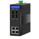 Managed Industrial 4-Port 10/100/1000BASE-T + 4-Port 100/1000BASE-X SFP Ethernet Switch
