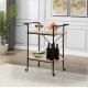 Customized Mobile Kitchen Serving Trolley Cart For Dinning Room