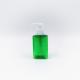 Square 100ml Green PET Plastic Bottle 24mm With Lotion Pump