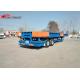 Transporting Containers Extendable Flatbed Trailer Filled With Liquid Bath Tub