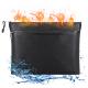 Double Zippers Large Fireproof Document Bag OEM Fire Resistant Document Pouch Multi Pocket