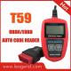 Highly reliable OBDII / EOBD code readers T59 to views freeze frame data