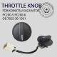 Komatsu Pc200-5 Pc200-6 Throttle Switch Knob Excavator Accessories 7825-30-1301