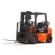 Comfortable Dual Fuel Gas Forklift Truck , 2 Ton High Reach Forklift Low Pollution