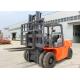 7 Ton Hydraulic Diesel Double Pallet Industrial Forklift Truck With 3360MM Min Turning Radius