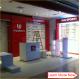 Simple fashion design white red painting men's menswear clothing retail shop interior design for clothes display