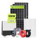 10kw pure sine wave inverter off grid kit fotovoltaico con batterie lifepo4
