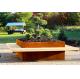 custom agricultural gardening corten steel anti-corrosion metal planter hot selling products