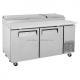 1500mm Length Work Table Two Door 1.5 Meter Pizza Prep Counter Salad Bar Table