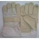 Reinforced double palm puncture proof labour Furniture leather gloves / Glove