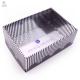 Flat-Packed Silver Packaging Box | Corrugated Paperboard with Optional Lamination