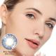 KSSEYE Soft Ice Blue Sterling Greay True Sapphire Contacts Lenses Eye Beauty