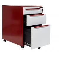 Mobile 0.4mm To 1.2mm 3 Drawer Pedestal File Cabinet