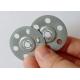 35mm Metal Insulation Discs Tile Backer Fixing Washer With Plasterboard Screws