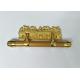 Heavy Duty Plastic Coffin Handles / Gold Metallzation Casket Accessories