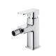 Chrome Plating Deck Mounted Brass Bidet Faucets 35mm Ceramic Cartridge