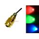 High Lumen Brass Drain Plug Copper Boat Underwater LED Lights With CREE Chips 9W