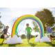 Home Backyard Waves Inflatable Rainbow Arch Sprinkler For Kids