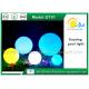 Outdoor Floating Solar Pool Lights , Ball Waterproof LED Light With Remote