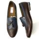 Mens Leather Moccasins Shoes / Mens Casual Loafers Genuine Leather Upper