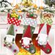 Stocking 3 Pack, 19 Inch 3D Gnomes Santa Christmas Beauty Cleansing Brush Facial Scrub Christmas stocking