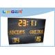 18 Digits in 12inch Digits and Pitch12mm Team name Led Electronic Scoreboard in Amber Color