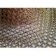 Gold Color Metal Ring Mesh Stainless Steel For Buildings Facade