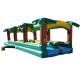 inflatable tropical slide ,jumping castles animal style inflatable slip slide