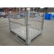 Steel Collapsible Pallet Cage With Padlock Locking System 50kg