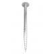Sturdy Galvanized Helical Ground Piles For Temporary And Permanent Uses