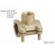 TLY-1017 1/2-2 Male brass tee pipe fitting NPT copper fittng water oil gas connection matel plumping joint